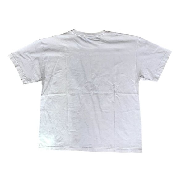 Get! Flower & Peace Symbol Womens T-Shirt Size Large - Picture 2 of 3